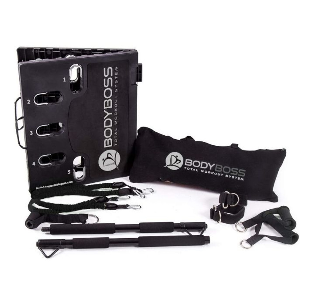 BodyBoss 2.0 Full Portable Home Gym Workout Package +